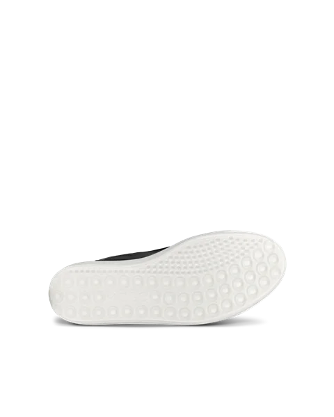 Damskie skórzane sneakersy ECCO® Soft 7 - Czarny - S