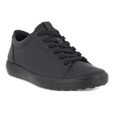 ECCO® Soft 7 Damen Ledersneaker - Schwarz - Main
