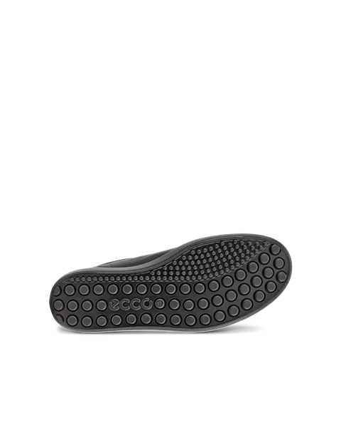 ECCO® Soft 7 dame sneakers skinn - Svart - S