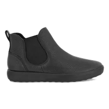 Women's ECCO® Soft 7 Leather Chelsea Boot - Black - Outside