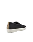 Damskie wsuwane buty ze skóry ECCO® Soft 7 - Czarny - B