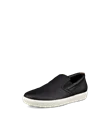 ECCO® Soft 7 chaussures sans lacet en cuir pour femme - Noir - M