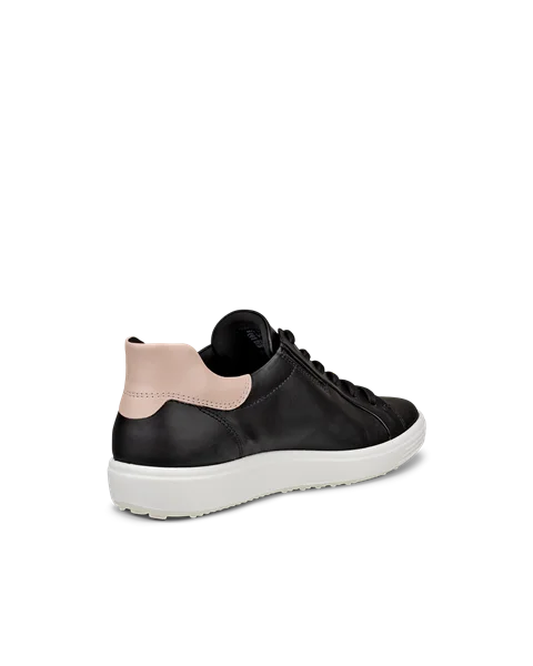 ECCO® Soft 7 odiniai sportbačiai moterims - Juodas - B