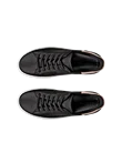 ECCO® Soft 7 odiniai sportbačiai moterims - Juodas - Top_Left_Pair