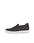 ECCO® Soft 7 Damen Ledersneaker - Schwarz - O