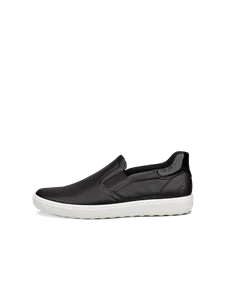 Dámské kožené tenisky ECCO® Soft 7 - Černá - O