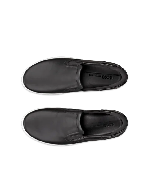 ECCO® Soft 7 Damen Ledersneaker - Schwarz - Top_Left_Pair
