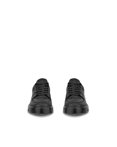 Damskie skórzane sneakersy Gore-Tex ECCO® Street 720 - Czarny - Front_Pair