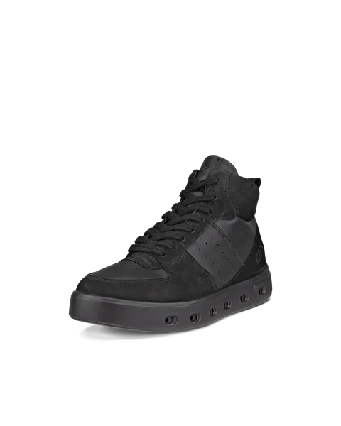 ECCO® Street 720 Hög skinnsneaker dam - Svart - M