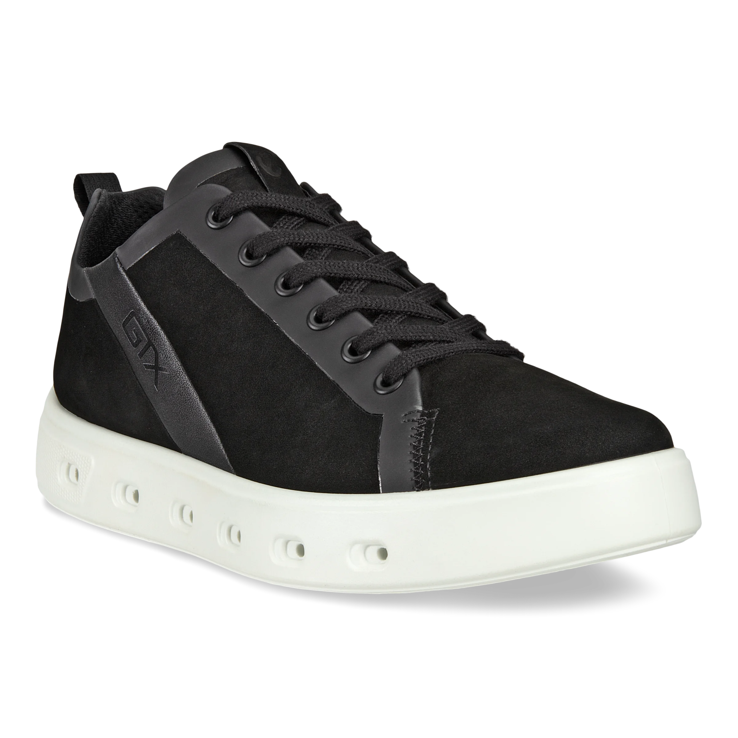 ECCO Street 720 W – Dames nubuck Gore-Tex sneaker – Zwart – Size: 37 (UK 4.5)