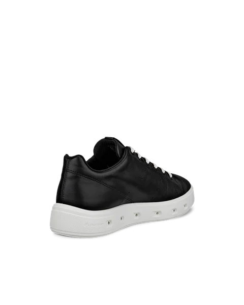 Women's ECCO® Street 720 Leather Gore-Tex Trainer - Black - B