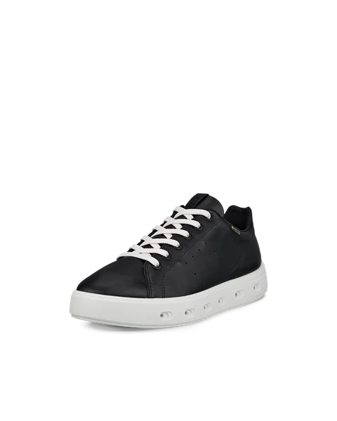 ECCO® Street 720 baskets en cuir Gore-Tex pour femme - Noir - M