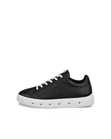 Women's ECCO® Street 720 Leather Gore-Tex Trainer - Black - O