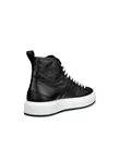 Women's ECCO® Street Ace Leather High-Top Trainer - Black - B