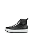 ECCO® Street Ace Damen High-Top Sneaker aus Leder - Schwarz - O