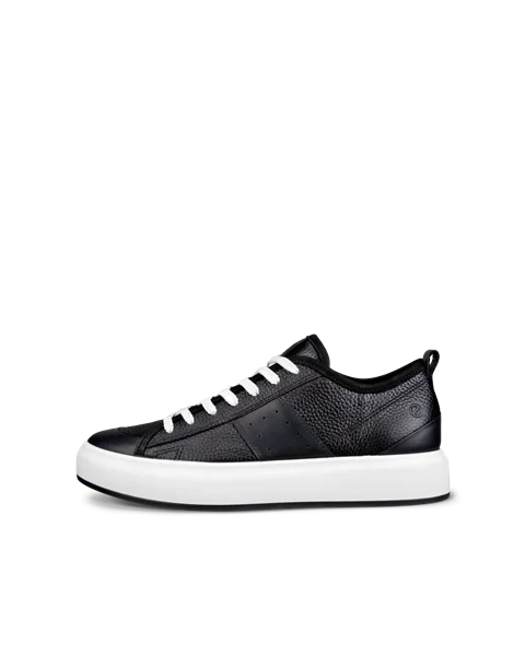 ECCO® Street Ace Dames leren sneaker - Zwart - O