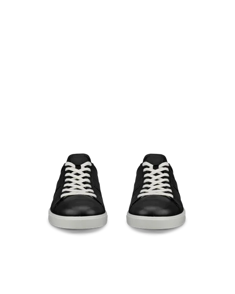 ECCO® Street Lite baskets en cuir pour femme - Noir - Front_Pair