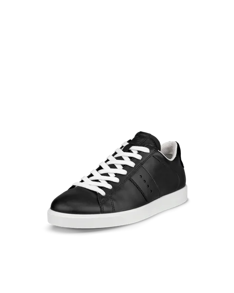 ECCO® Street Lite Dames leren sneaker - Zwart - M