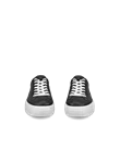 Women's ECCO® Street Platform Leather Trainer - Black - Front_Pair