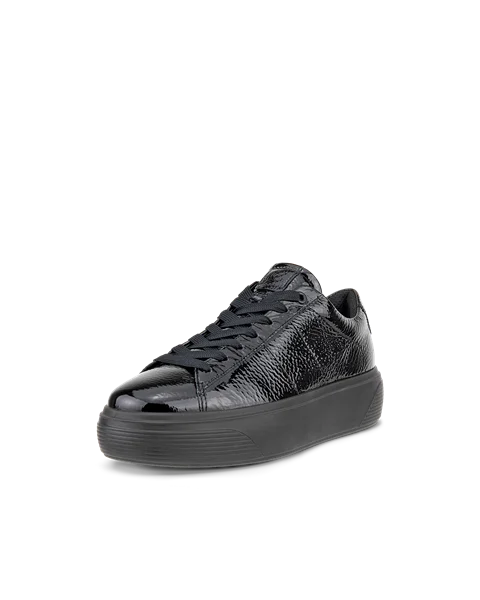 ECCO® Street Platform sneakers i læder til damer - Sort - M
