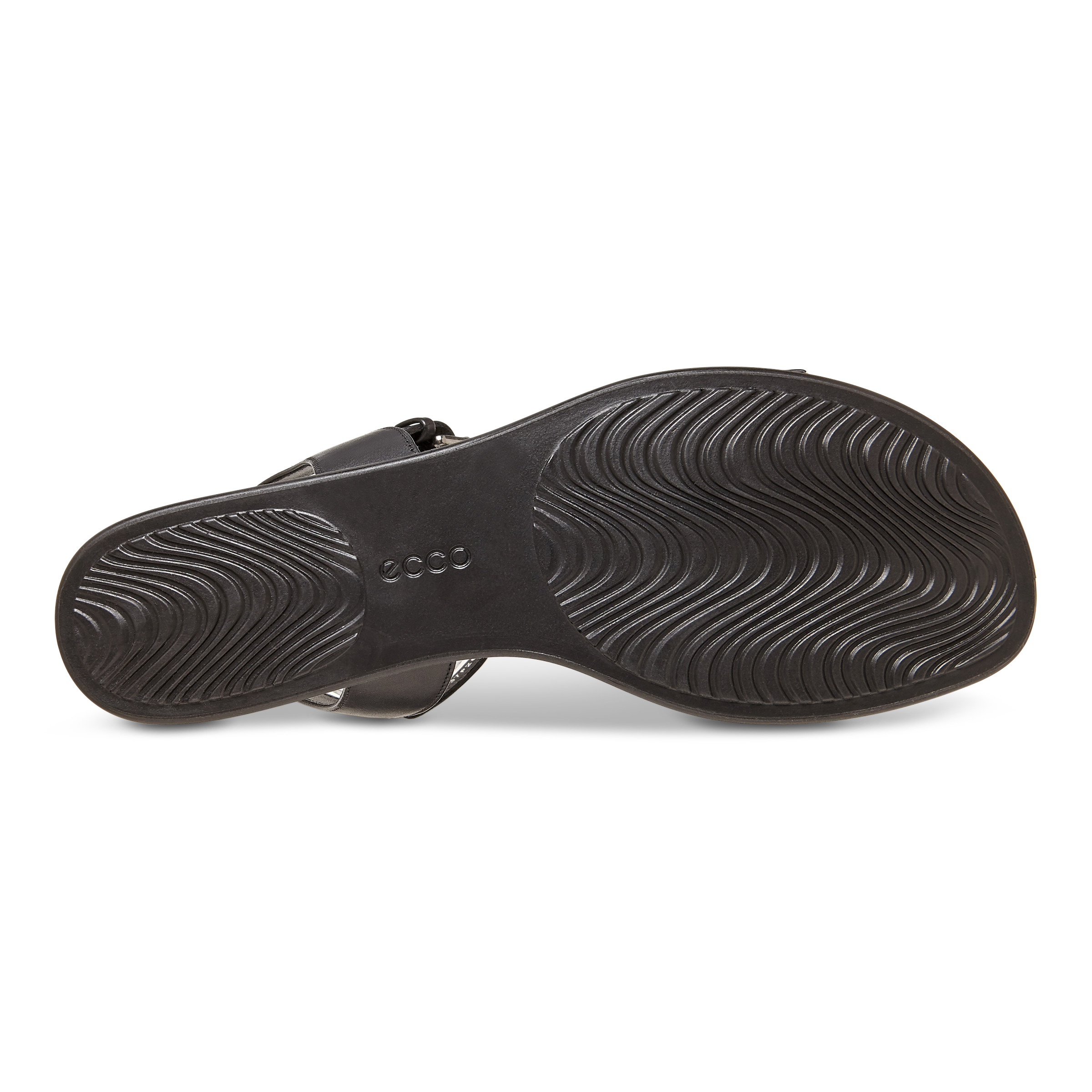 ecco touch sandal plateau black