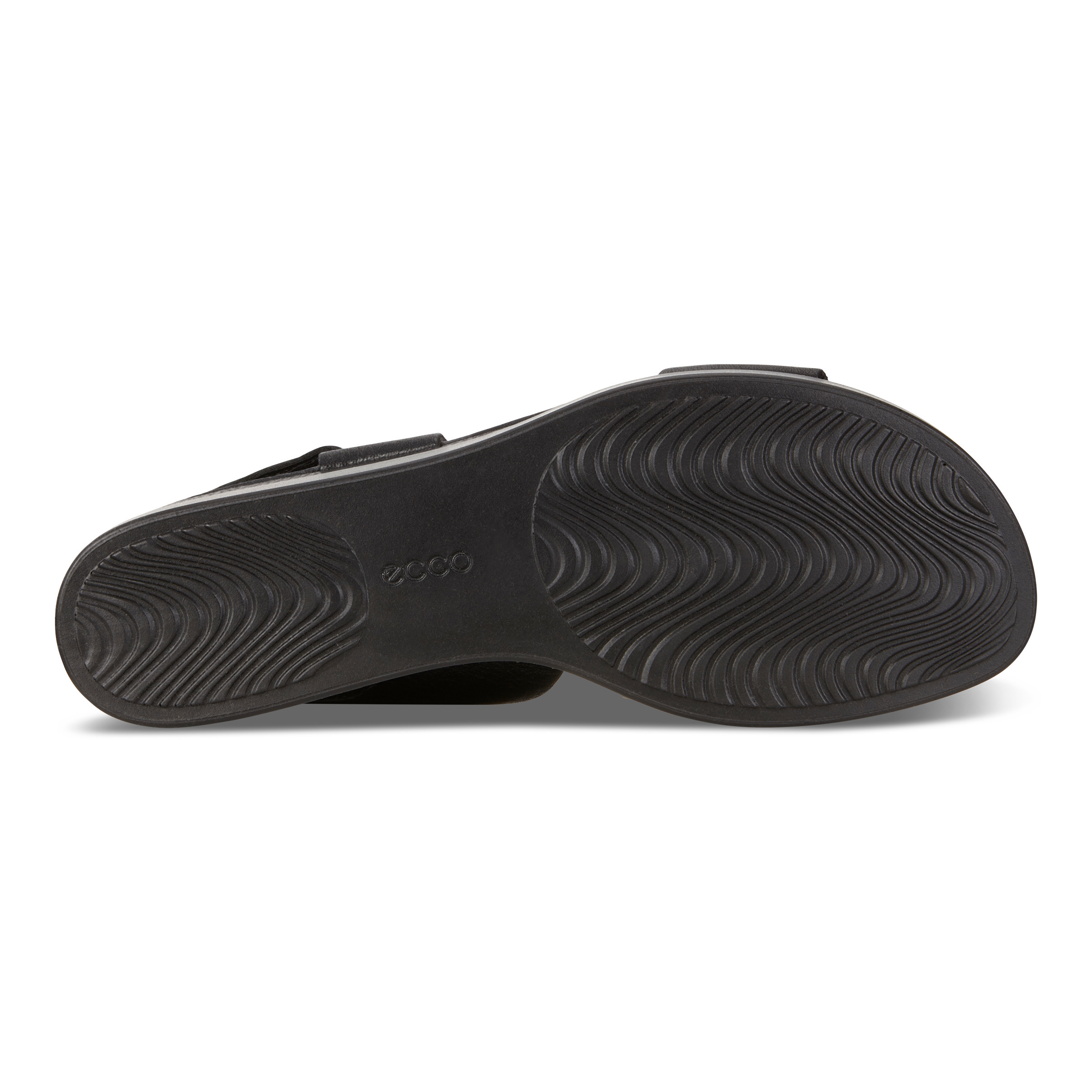 ecco touch sandal plateau black