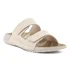 ECCO® Cozmo sandaler i nubuck med to remme til damer - Beige - Main