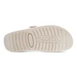 ECCO® Cozmo Dames nubuck sandaal met twee bandjes - Beige - Sole