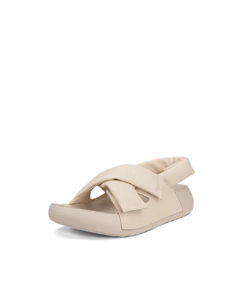 Naisten ECCO® Cozmo PF nahkasandaali - Beige - M