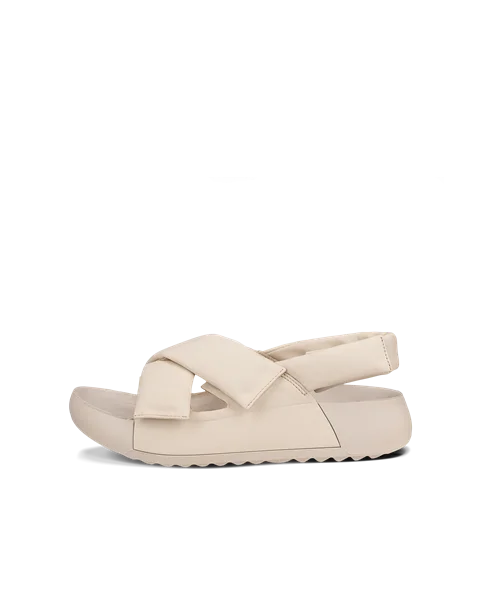 Naisten ECCO® Cozmo PF nahkasandaali - Beige - O