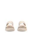 ECCO® Cozmo PF Dames leren sandaal met twee bandjes - Beige - Front_Pair