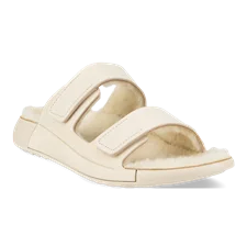Dámske nubukové sandále 2 remienky ECCO® Cozmo Sandal - Béžová - Main