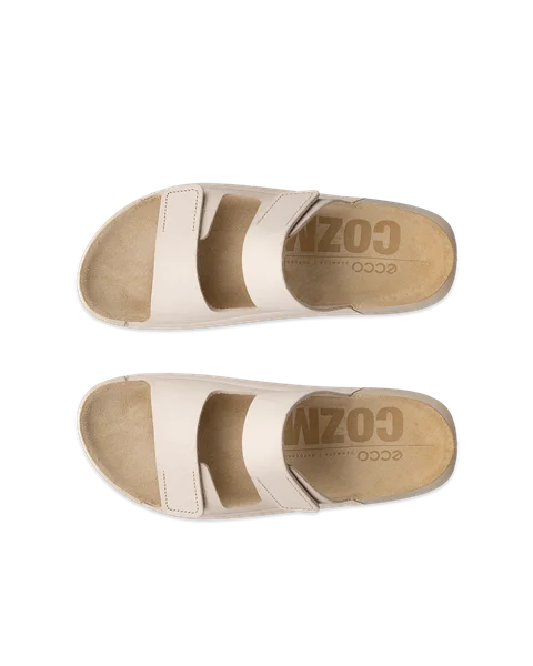 Naisten ECCO® Cozmo nupukkisandaali kahdella remmillä - Beige - Top_Left_Pair
