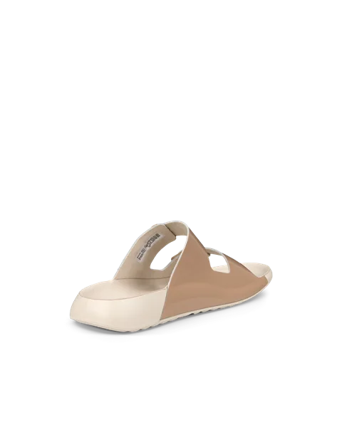 ECCO® Cozmo sandale en cuir deux brides pour femme - Beige - B