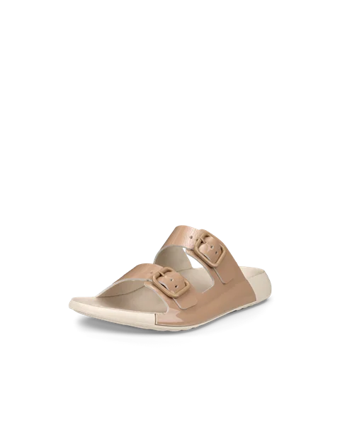 ECCO® Cozmo sandale en cuir deux brides pour femme - Beige - M
