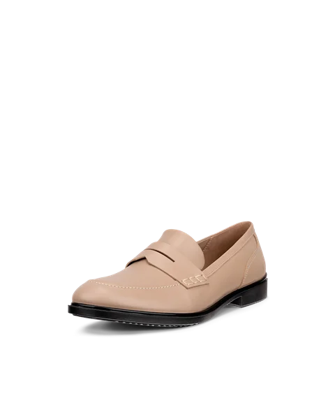 ECCO® Dress Classic 15 Dames leren loafer - Beige - M