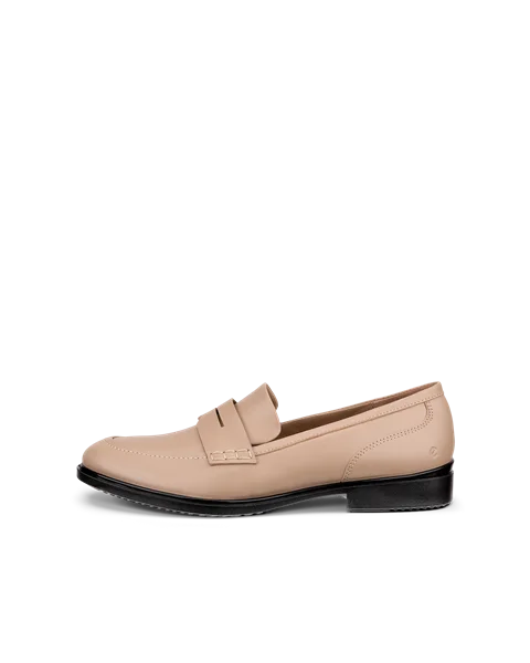 ECCO® Dress Classic 15 Dames leren loafer - Beige - O