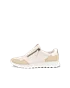 Damskie skórzane sneakersy ECCO® Flexure Runner - Beżowy - O
