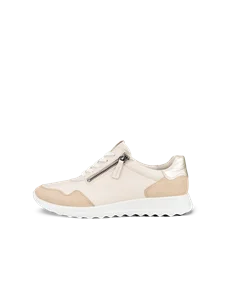 ECCO® Flexure Runner Skinnsneaker dam - Beige - O