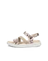 ECCO® Flowt Damen Flache Nubuksandale - Beige - O