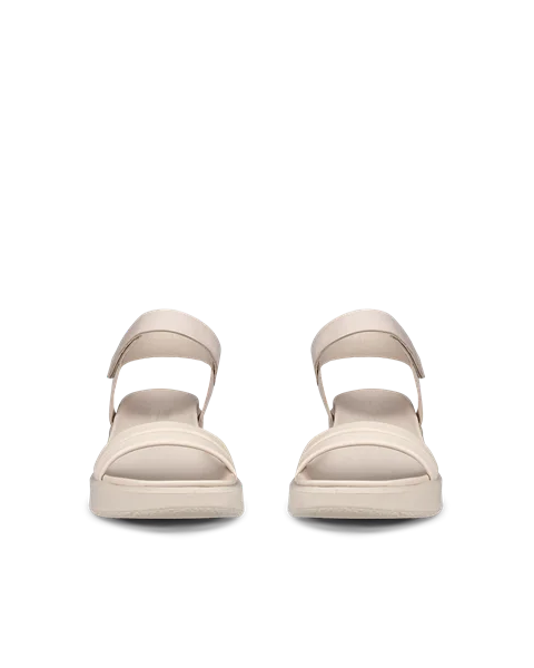ECCO® Flowt LX dame kilesandaler skinn - Beige - Front_Pair