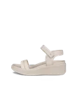 ECCO® Flowt LX Sandal kilklack skinn dam - Beige - O