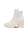 ECCO® Fluted Heel ankelstøvle i læder til damer - Beige - O