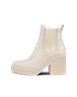 Women's ECCO® Fluted Heel Leather Chelsea Boot - Beige - O