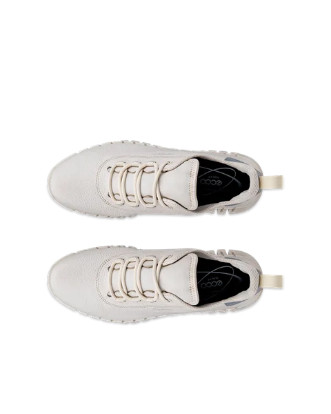 ECCO® Gruuv baskets en cuir Gore-Tex pour femme - Beige - Top_Left_Pair