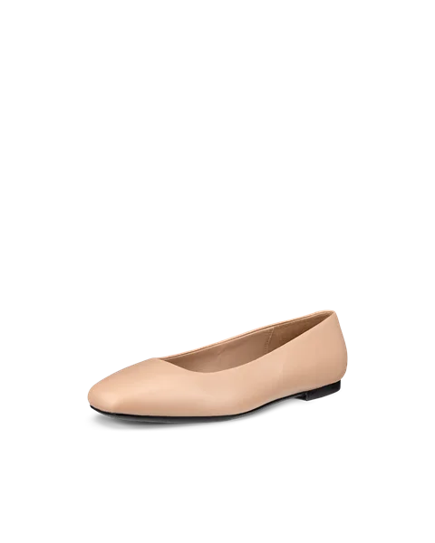 ECCO® Margot Damen Lederballerina - Beige - M