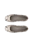 ECCO® Margot ballerines en cuir pour femme - Beige - Top_Left_Pair