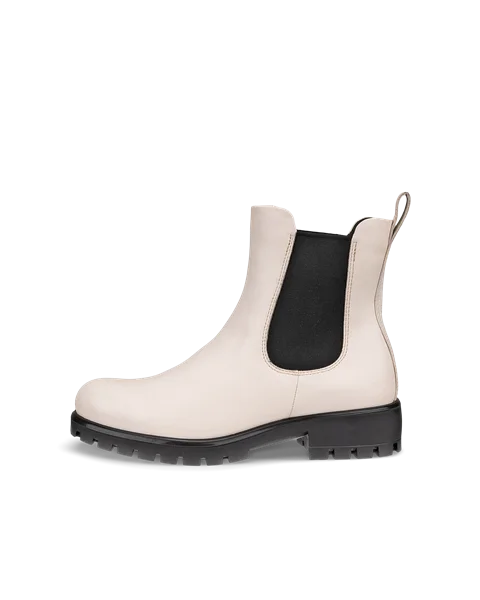 Women's ECCO® Modtray Leather Chelsea Boot - Beige - O