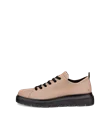 ECCO® Nouvelle Dames leren veterschoen - Beige - O