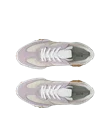 ECCO® Retro Sneaker Damen Ledersneaker - Beige - Top_Left_Pair